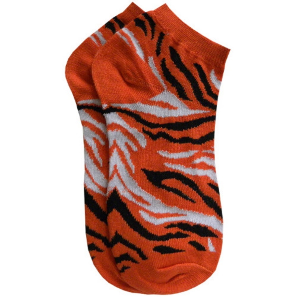 12 Pair Womens Wild Zebra Print Low Cut Fun Socks - Picture 4 of 7